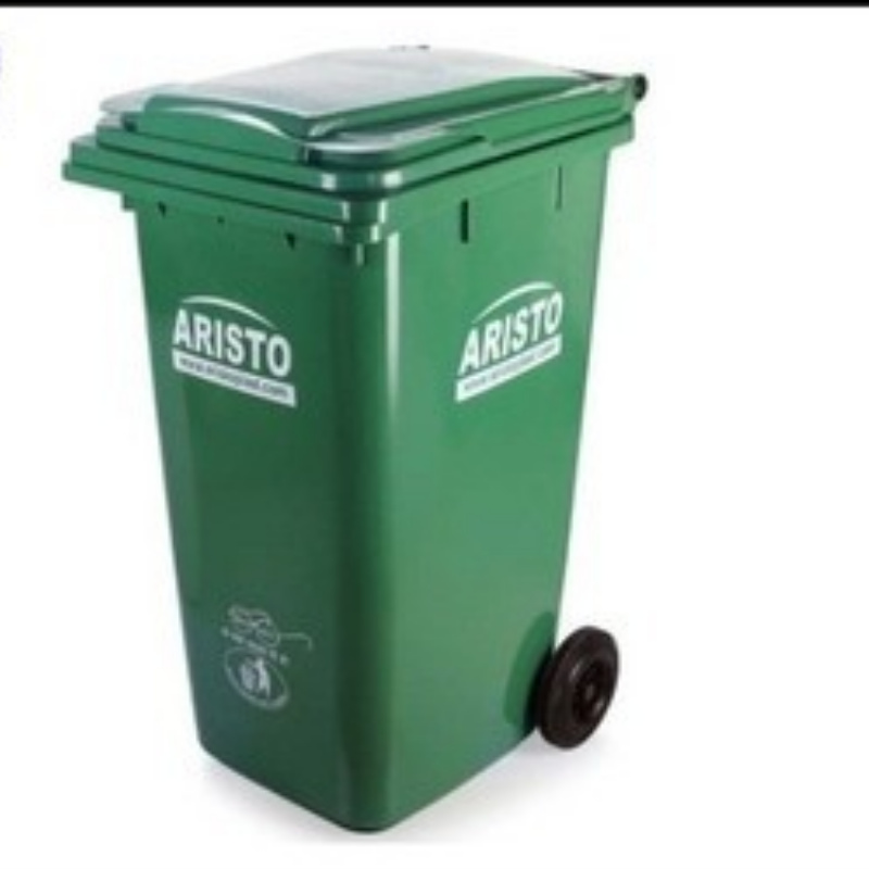AristoPlastic Dustbin With Wheel Size 120 Liters Essentials Alliance