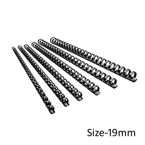 Plastic Spiral Binding Ring Size19mm ( 1 KG Pack) Essentials Alliance